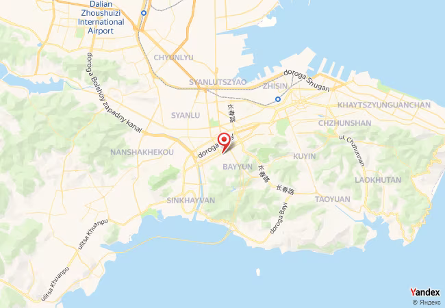 Qibla Map for Dalian