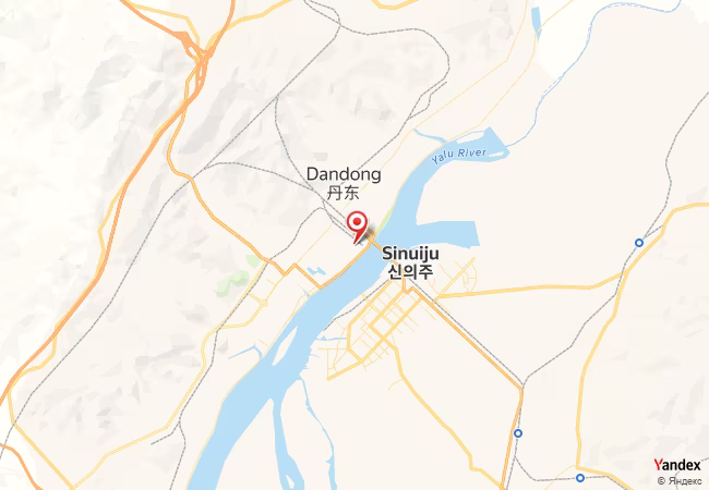 Qibla Map for Dandong