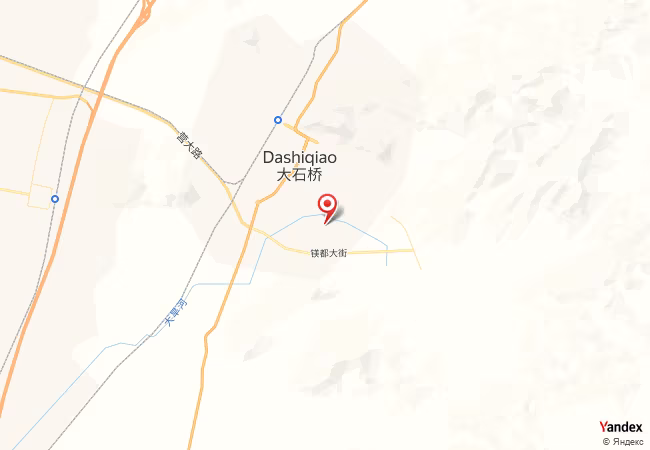 Qibla Map for Dashiqiao