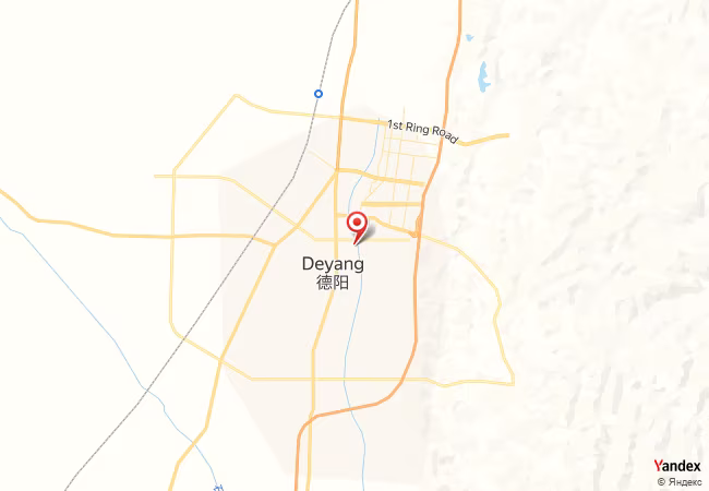 Qibla Map for Deyang