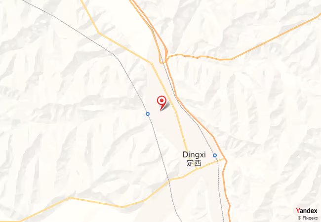 Qibla Map for Dingxi