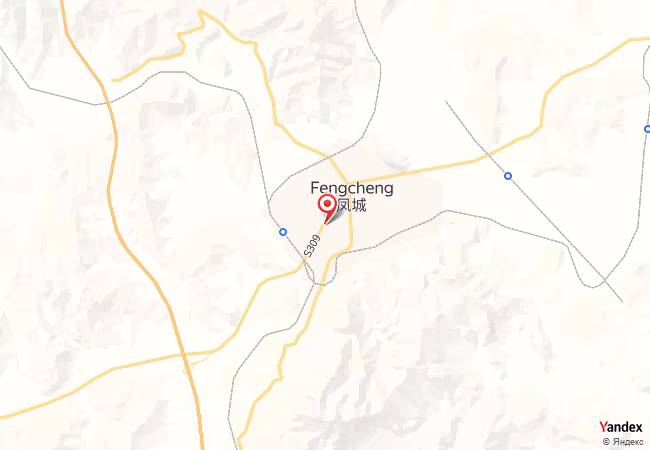 Qibla Map for Fengcheng