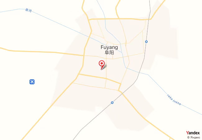 Qibla Map for Fuyang