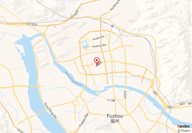 Qibla Map for Fuzhou