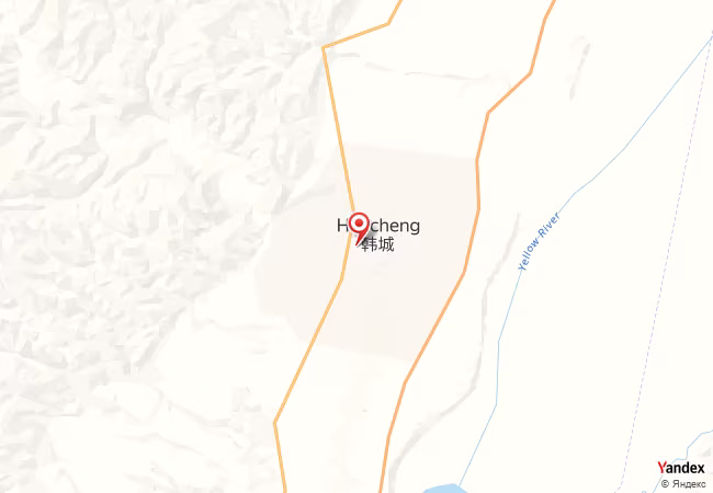 Qibla Map for Hancheng