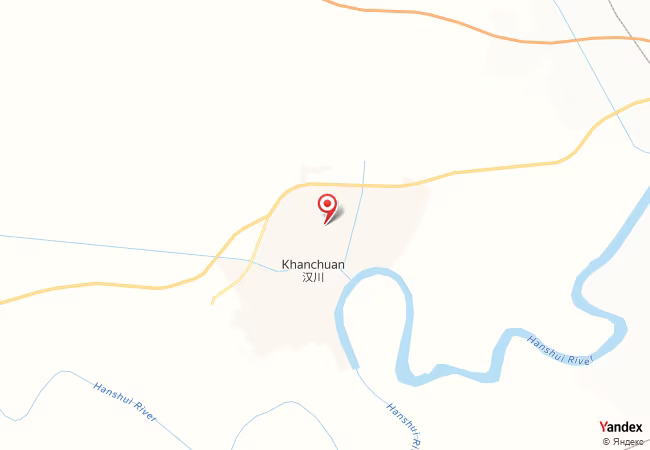 Qibla Map for Hanchuan