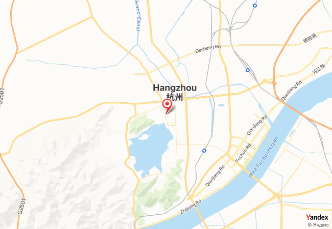 Qibla Map for Hangzhou