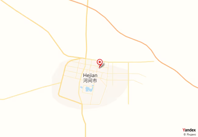 Qibla Map for Hejian