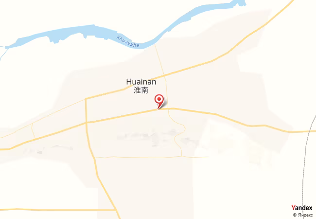 Qibla Map for Huainan