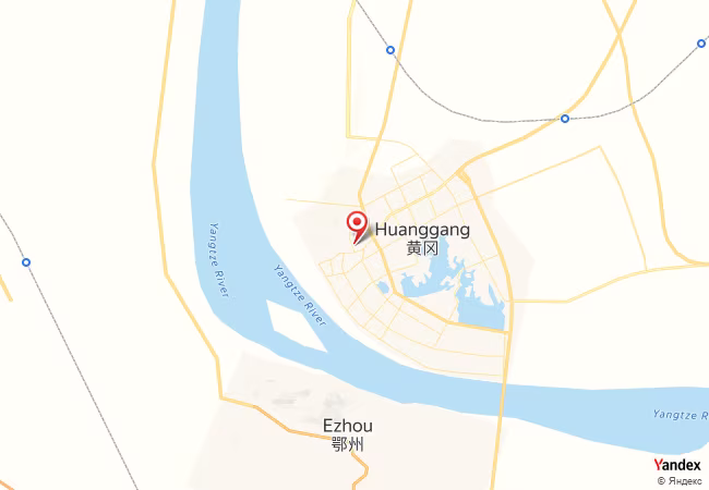 Qibla Map for Huanggang