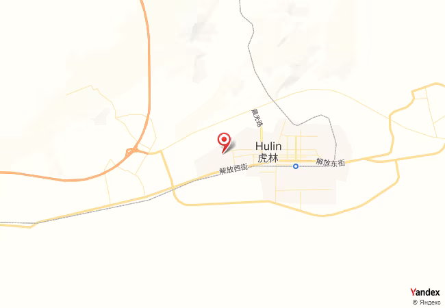 Qibla Map for Hulin