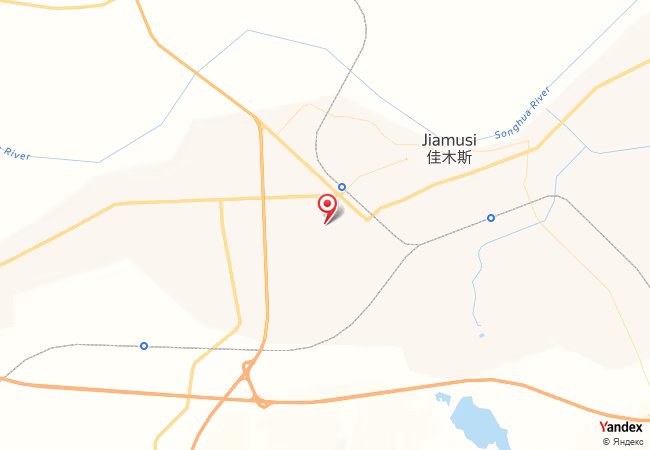 Qibla Map for Jiamusi