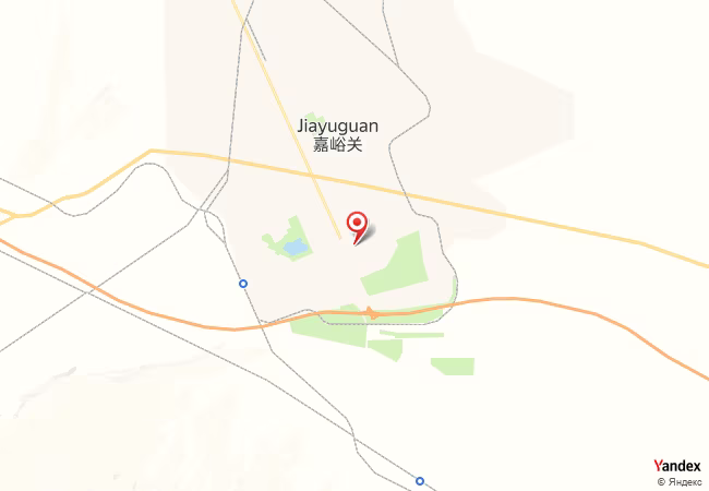Qibla Map for Jiayuguan