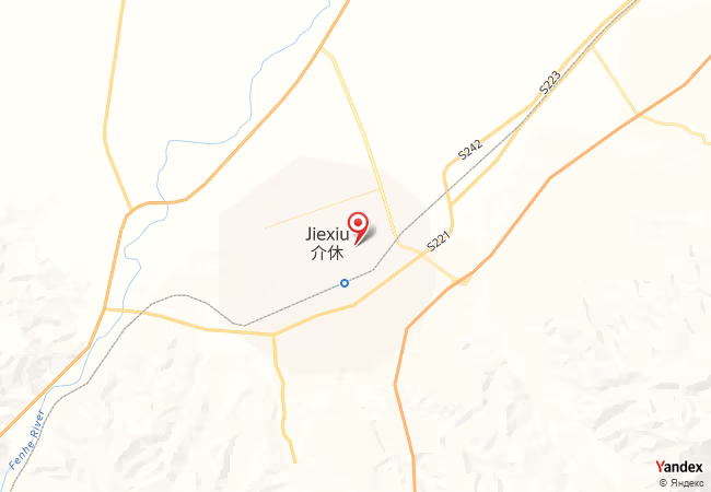 Qibla Map for Jiexiu