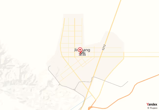 Qibla Map for Jinchang