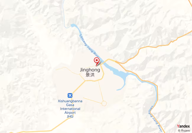 Qibla Map for Jinghong