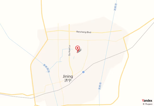 Qibla Map for Jining