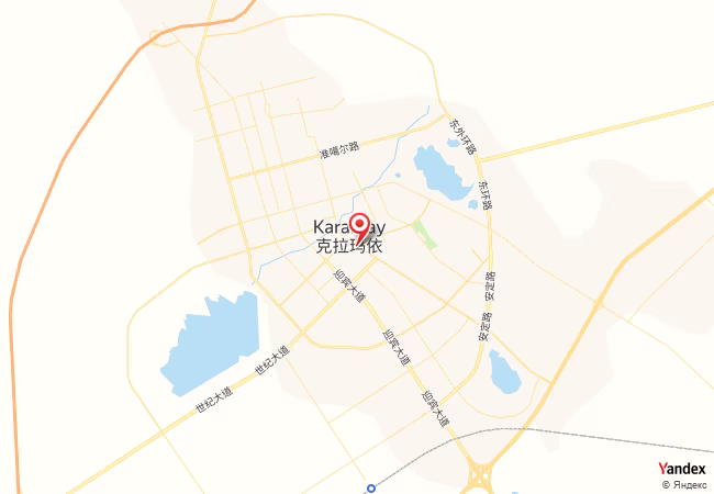 Qibla Map for Karamay