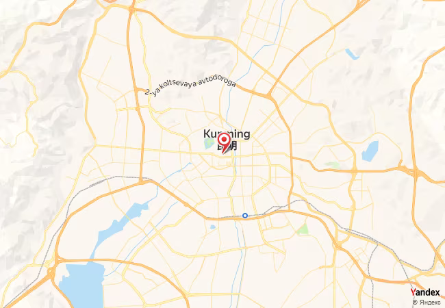 Qibla Map for Kunming