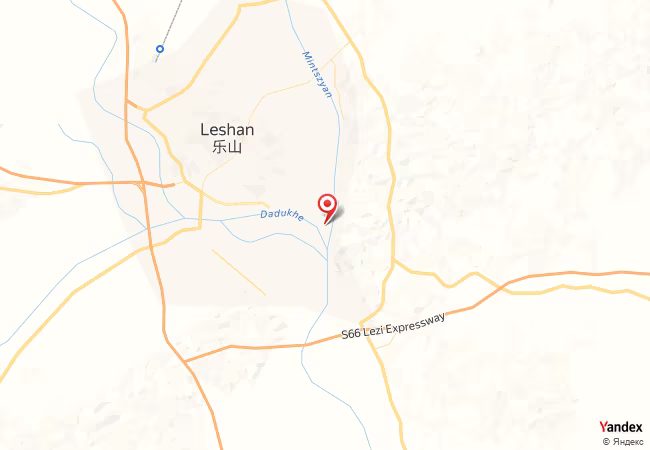 Qibla Map for Leshan