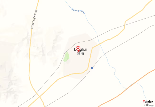 Qibla Map for Linghai