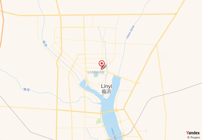 Qibla Map for Linyi