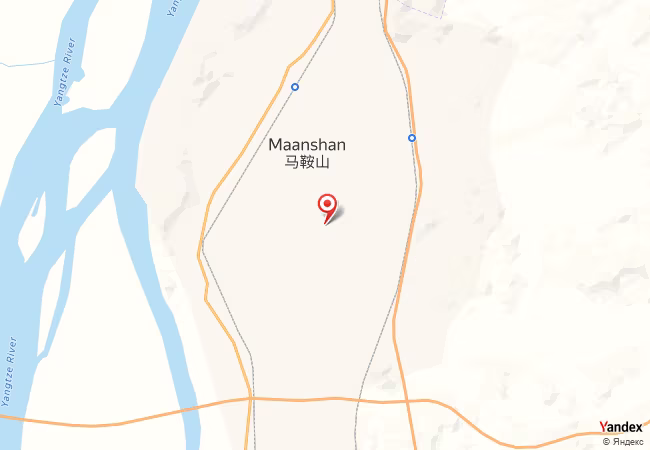 Qibla Map for Ma'anshan