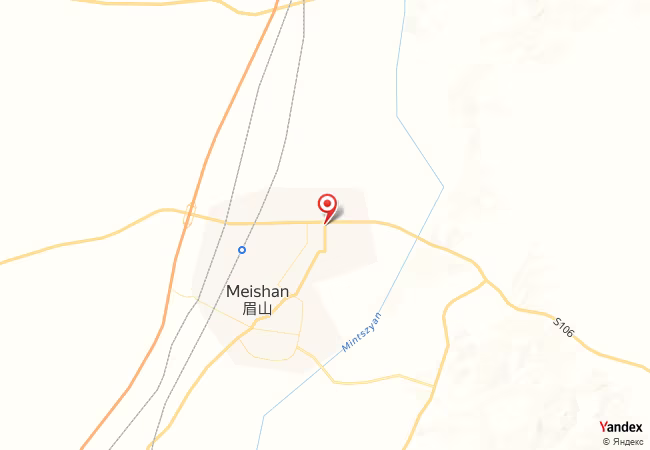 Qibla Map for Meishan