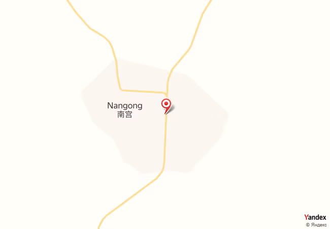 Qibla Map for Nangong