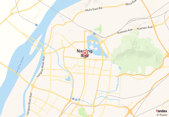 Qibla Map for Nanjing