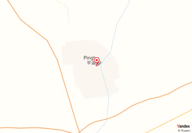 Qibla Map for Pinghu