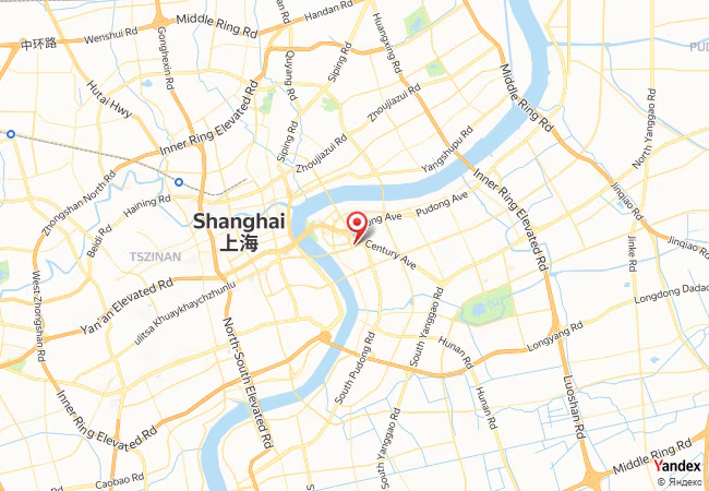 Qibla Map for Pudong