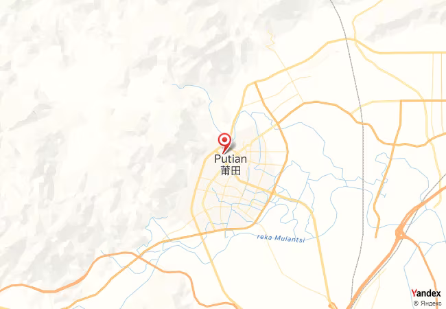 Qibla Map for Putian