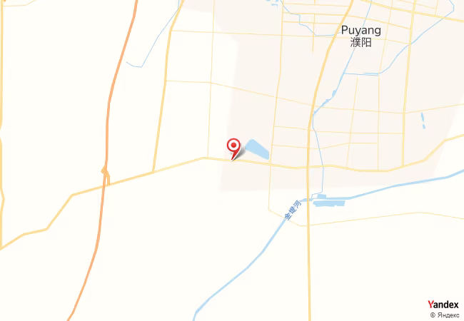 Qibla Map for Puyang Chengguanzhen