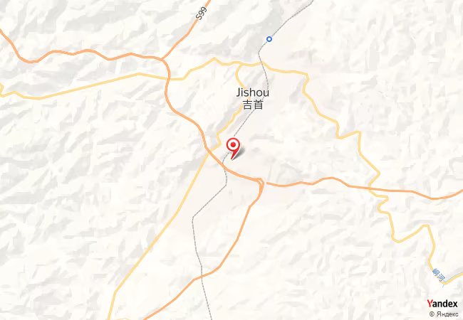 Qibla Map for Qianzhou