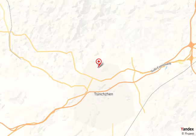 Qibla Map for Qingzhen