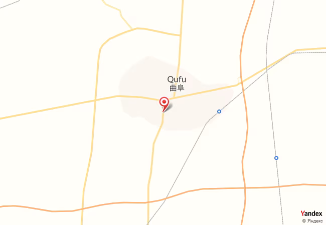 Qibla Map for Qufu