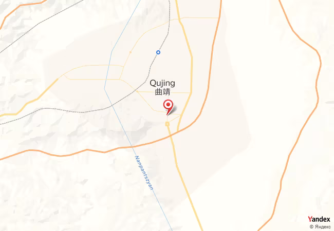Qibla Map for Qujing