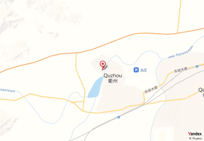 Qibla Map for Quzhou