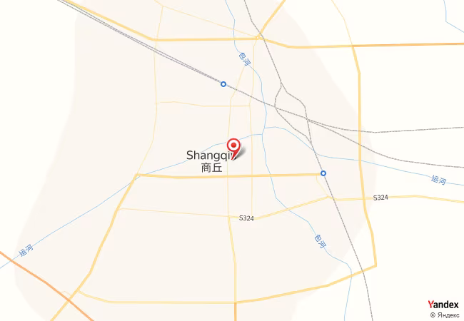 Qibla Map for Shangqiu