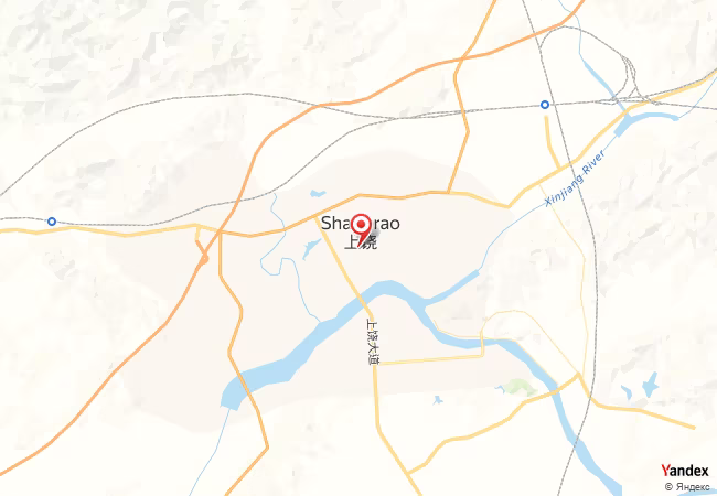 Qibla Map for Shangrao