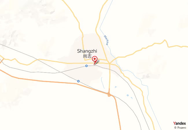 Qibla Map for Shangzhi