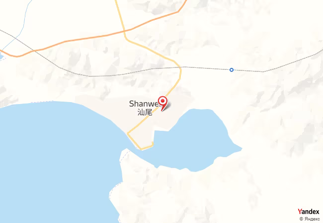 Qibla Map for Shanwei