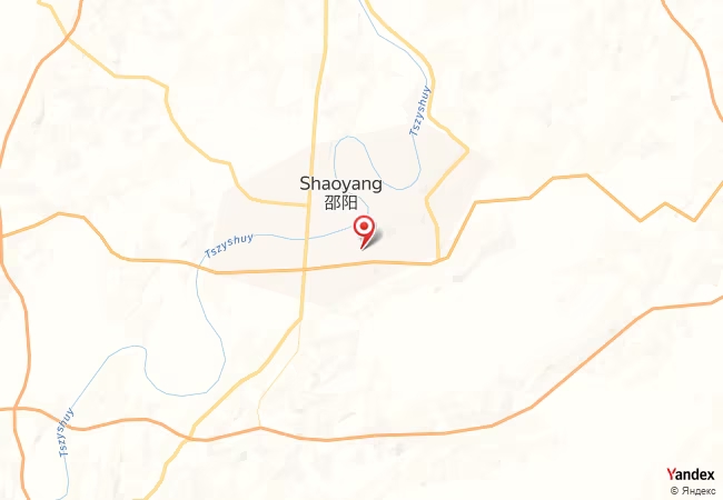 Qibla Map for Shaoyang