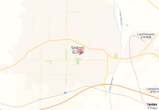 Qibla Map for Shihezi