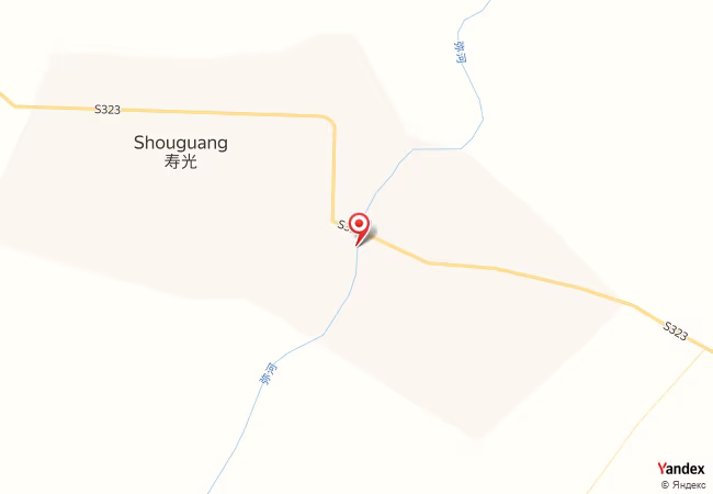Qibla Map for Shouguang