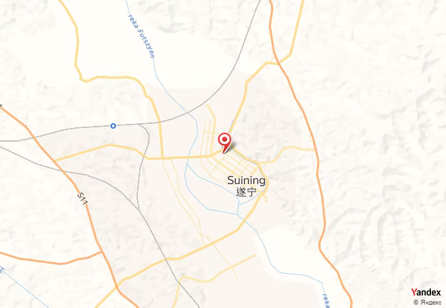 Qibla Map for Suining