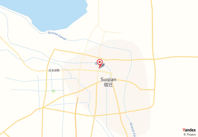 Qibla Map for Suqian