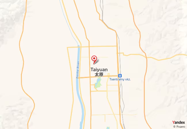 Qibla Map for Taiyuan