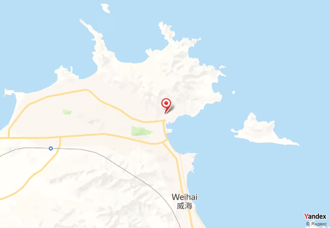 Qibla Map for Weihai